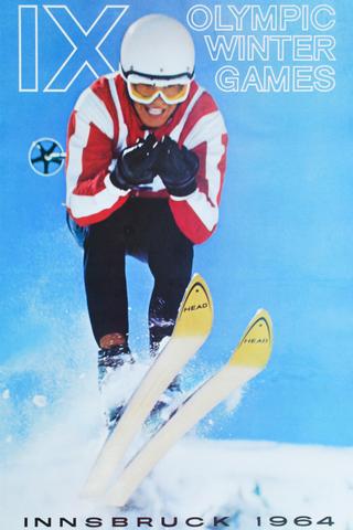 IX Olympic Winter Games, Innsbruck 1964 poster