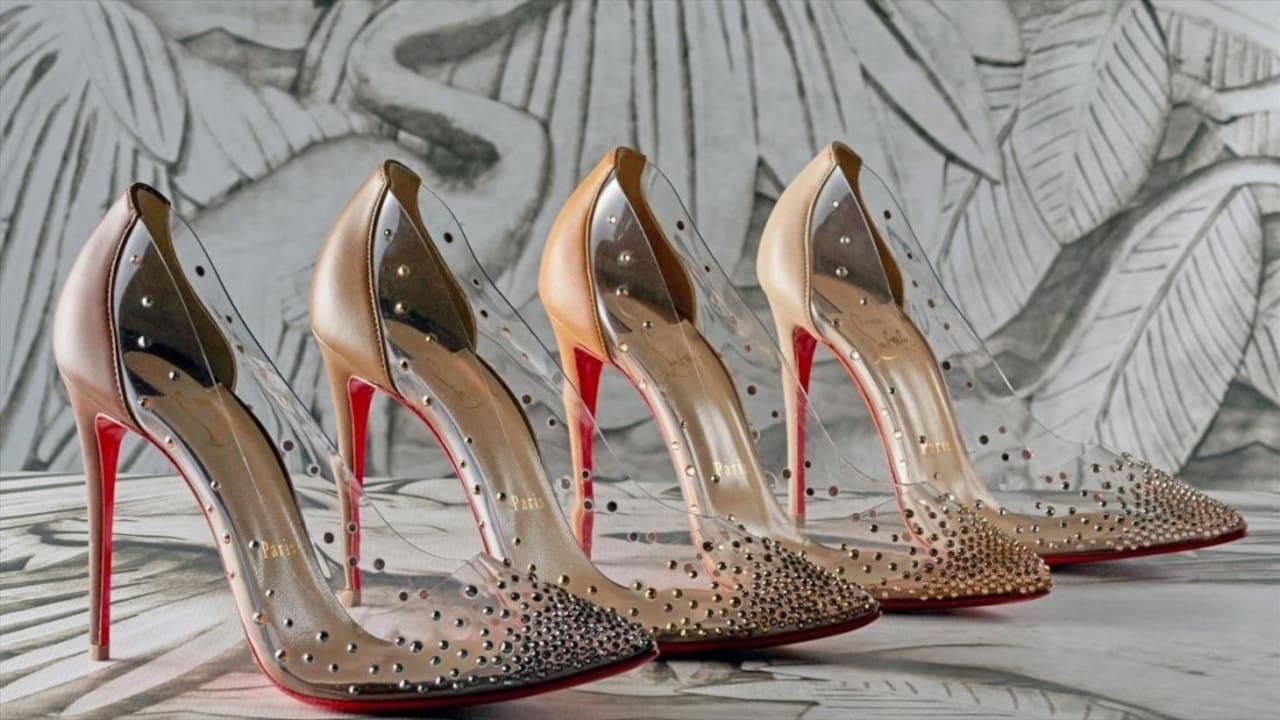 In the footsteps of Christian Louboutin backdrop