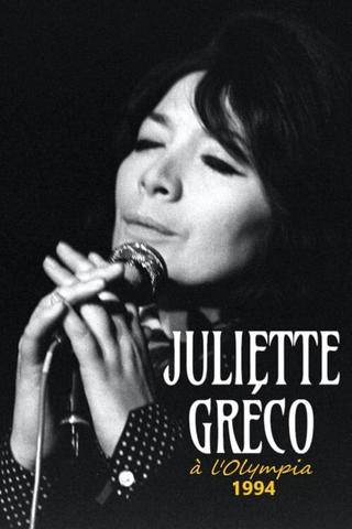 Juliette Gréco à l’Olympia, 1993 poster