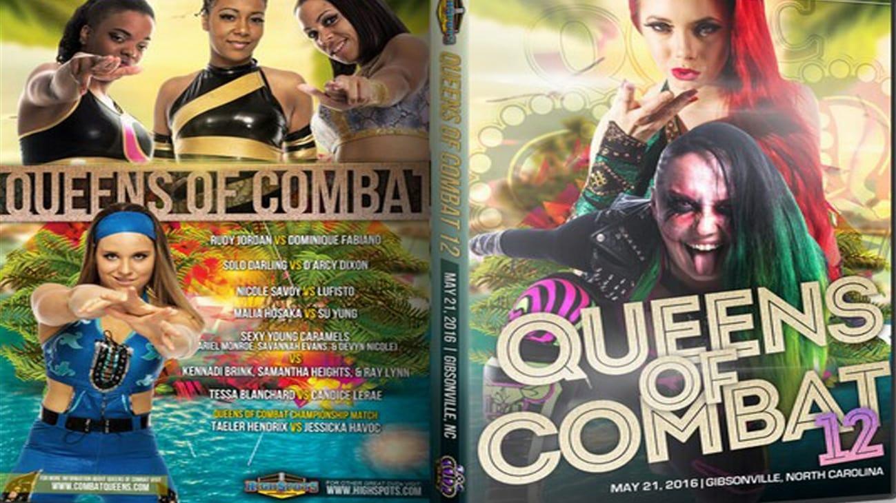 Queens Of Combat QOC 12 backdrop