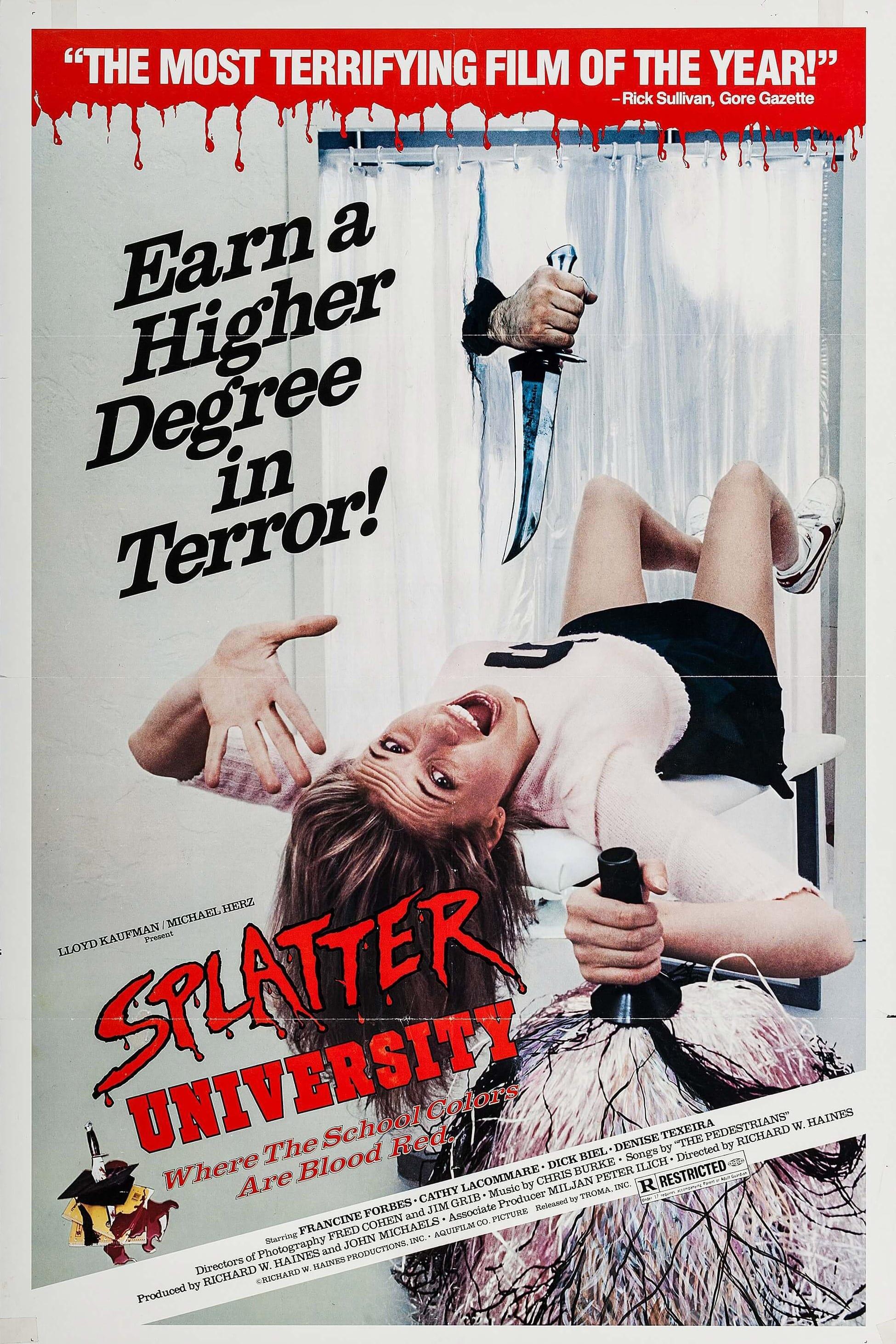 Splatter University poster