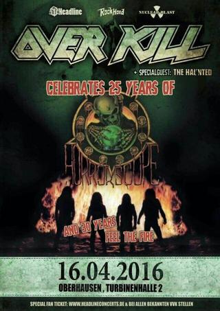 Overkill: [2016] Hellfest poster