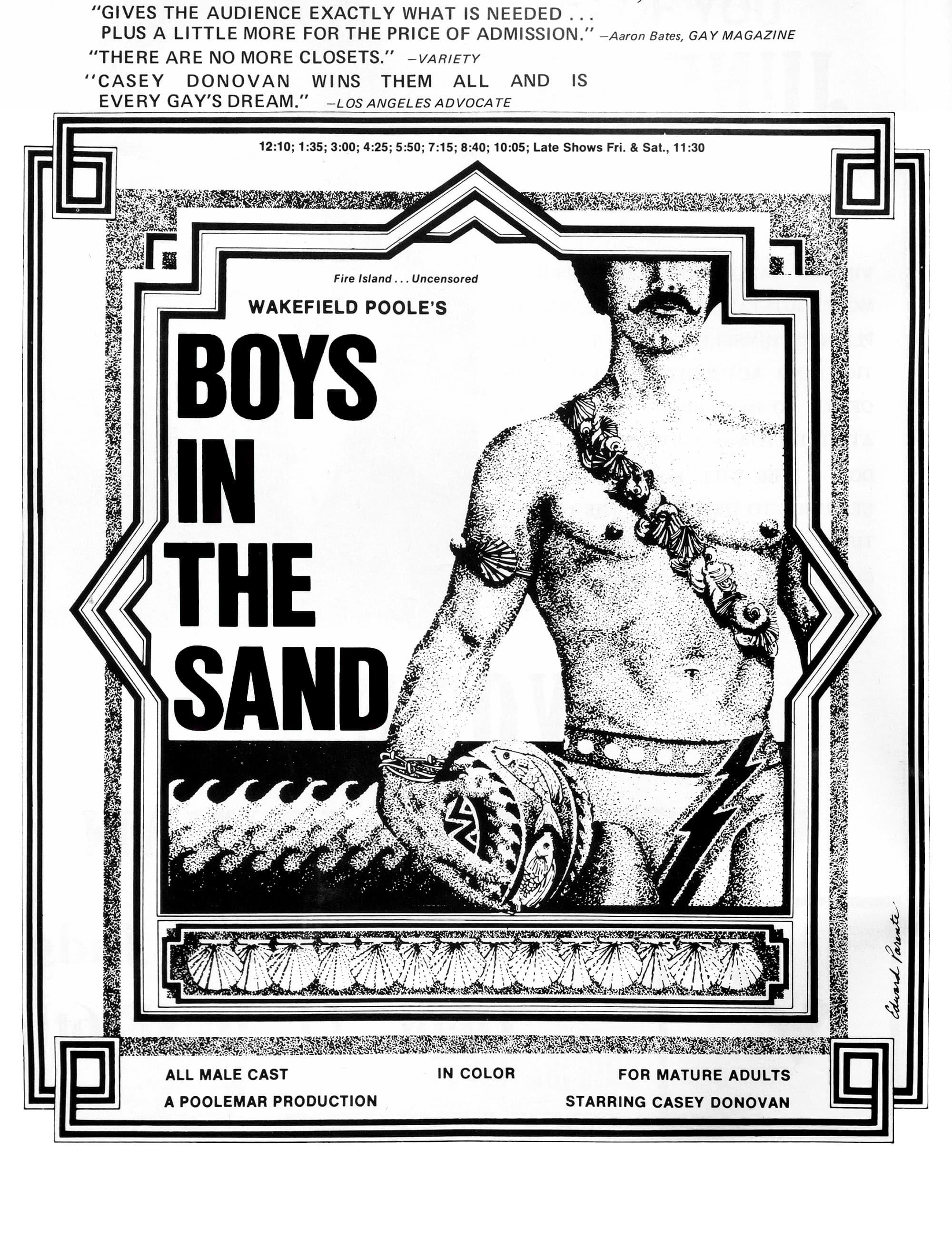 Boys in the Sand poster