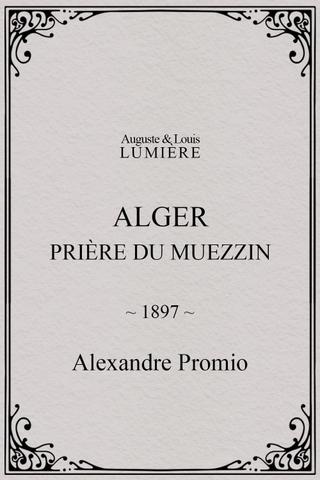 Alger : prière du muezzin poster