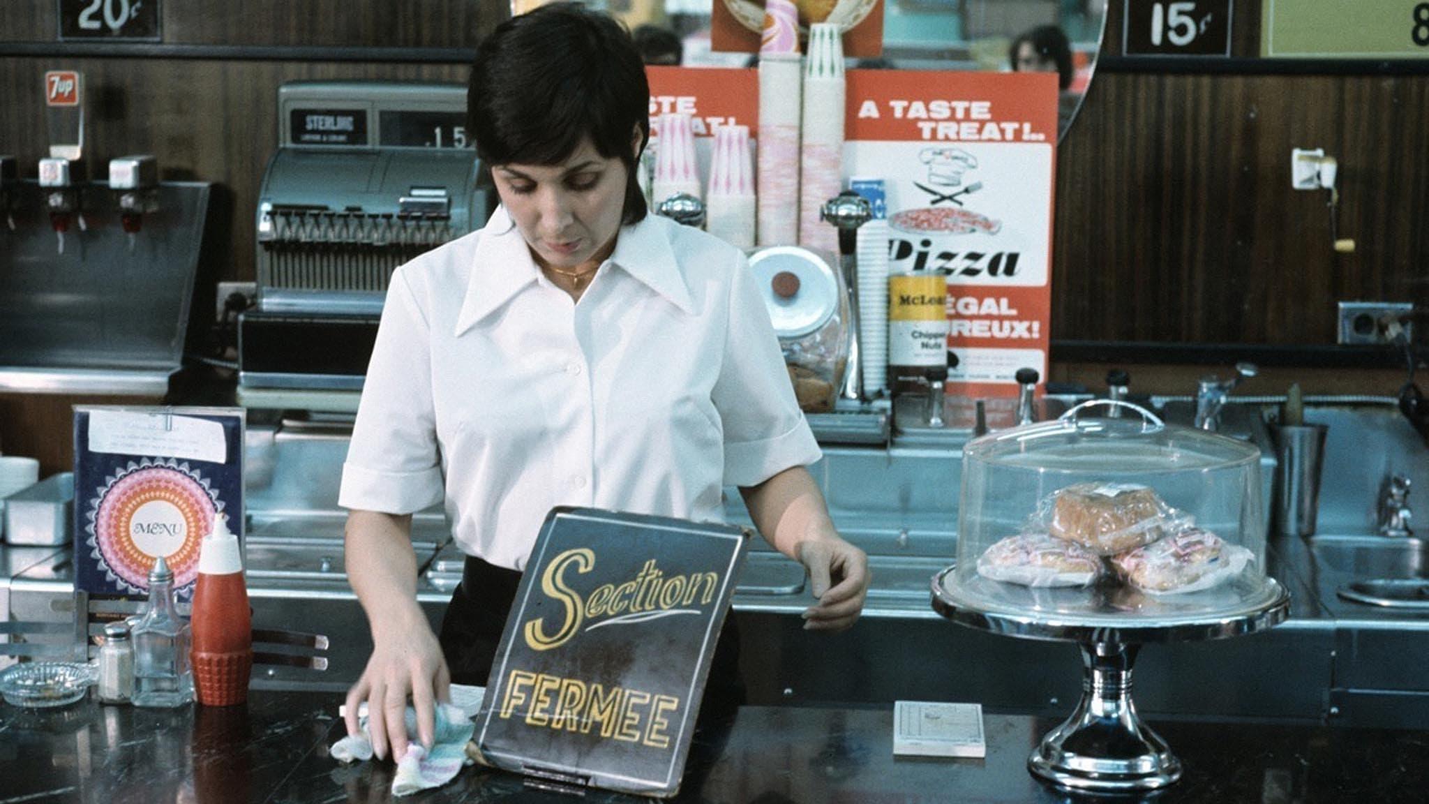 Françoise Durocher, Waitress backdrop