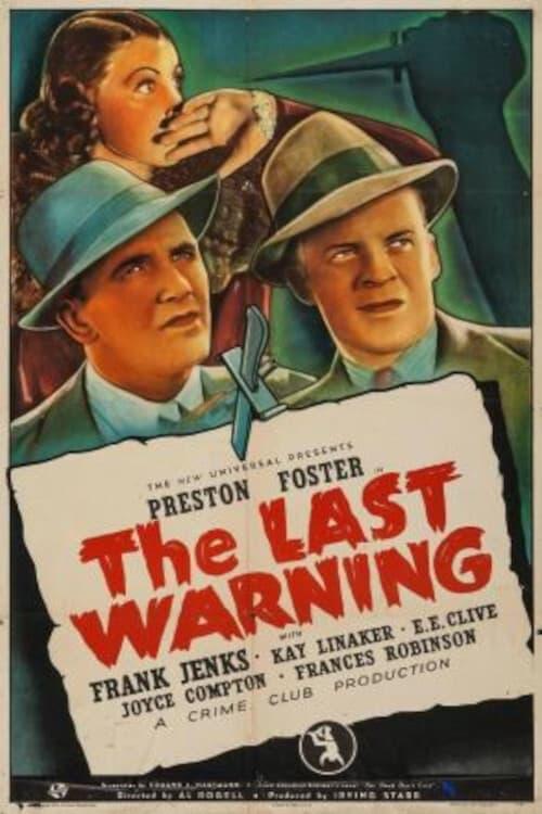 The Last Warning poster