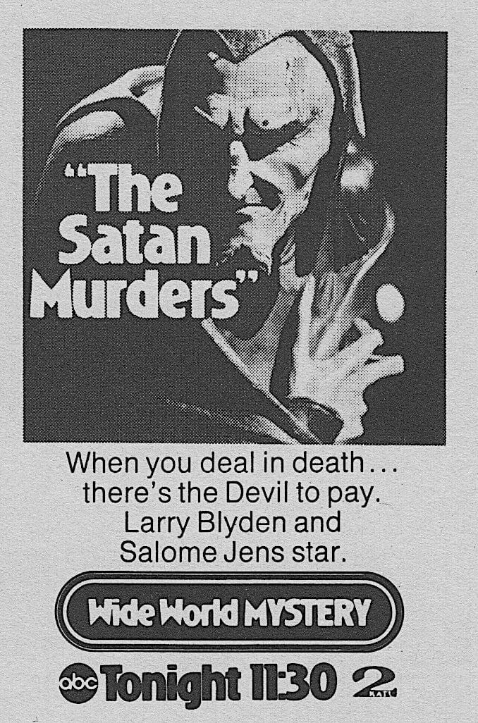 The Satan Murders poster