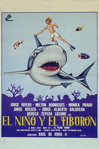 El niño y el tiburón poster