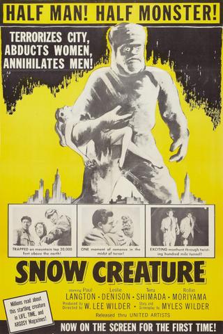 The Snow Creature poster