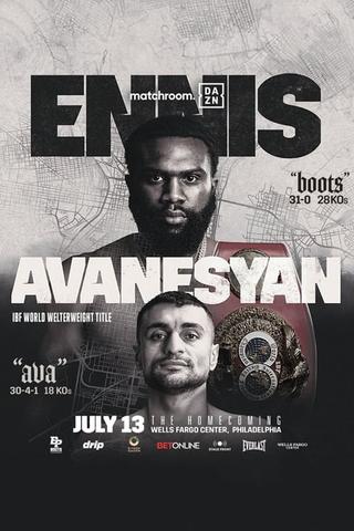 Jaron Ennis vs. David Avanesyan poster