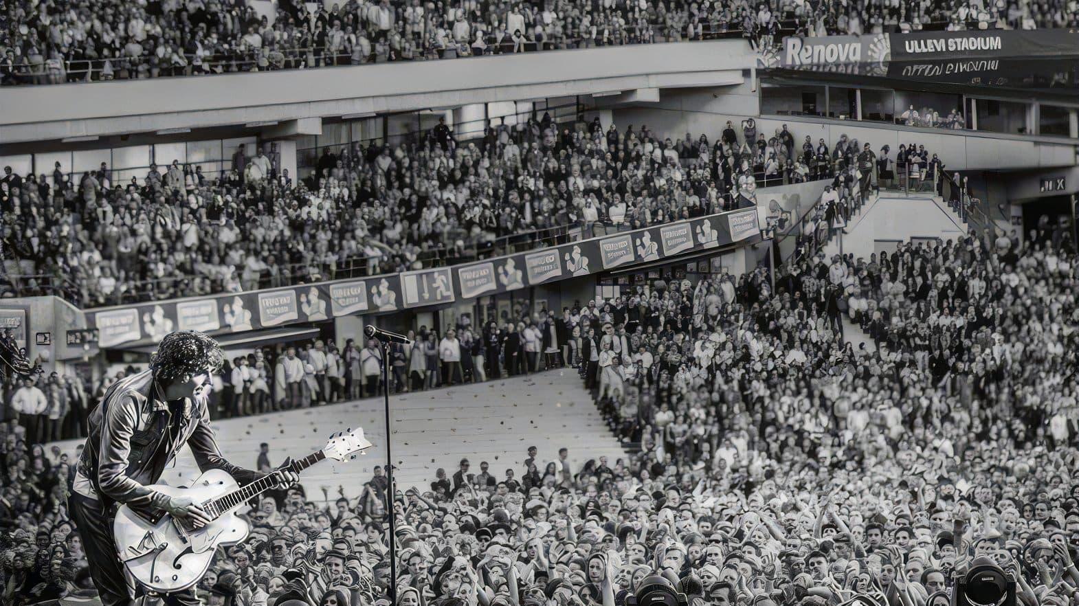 Håkan Hellström på Ullevi den 7 juni 2014 backdrop