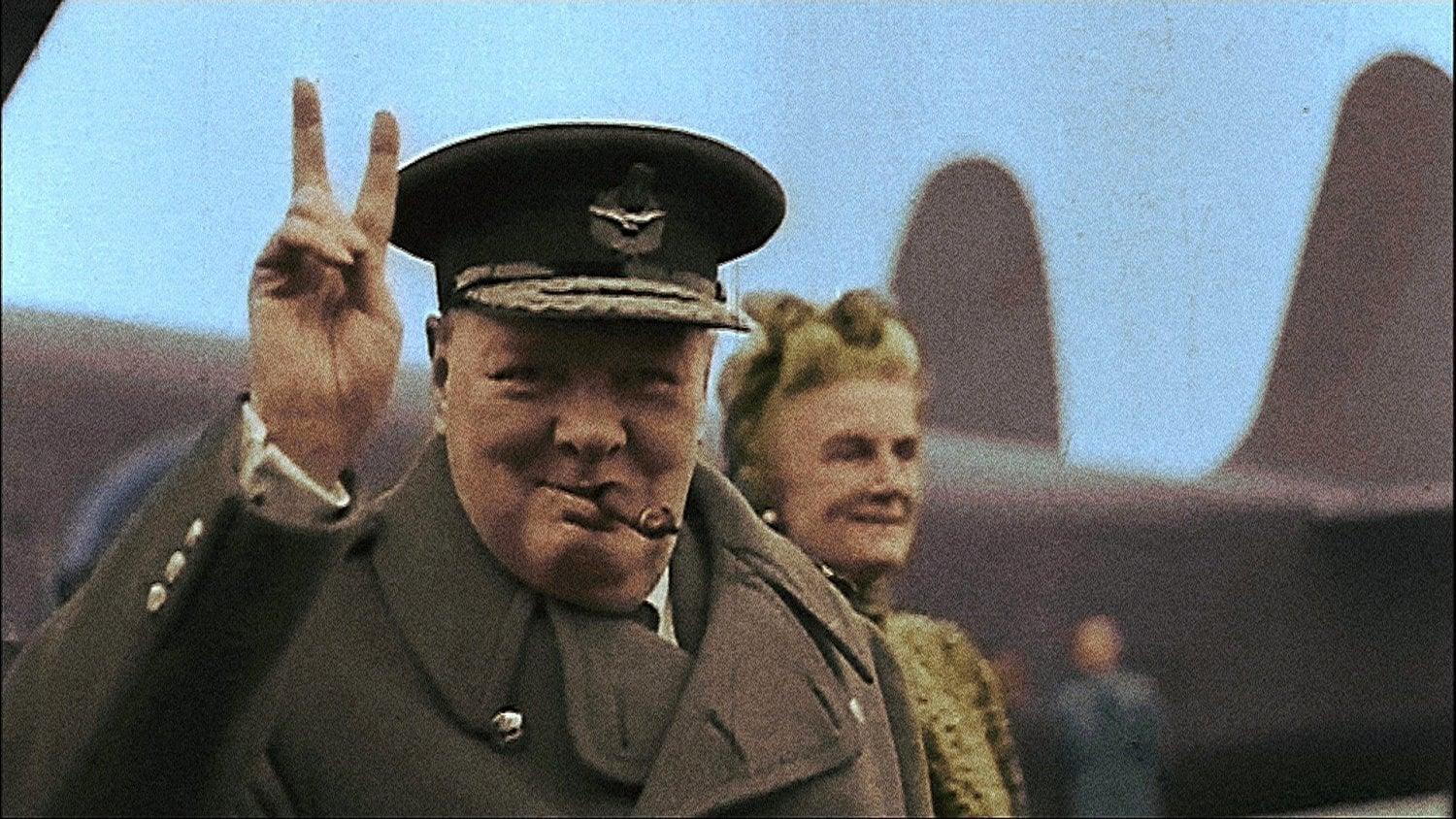 Winston Churchill: A Giant in the Century backdrop