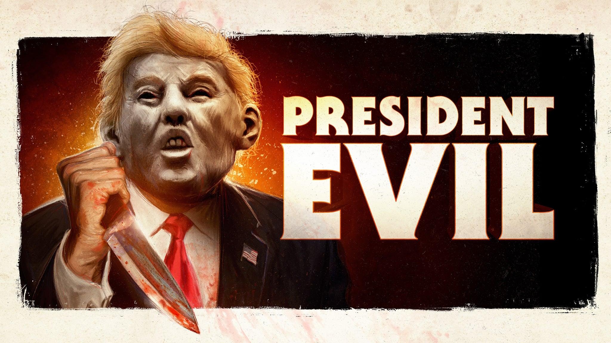 President Evil backdrop