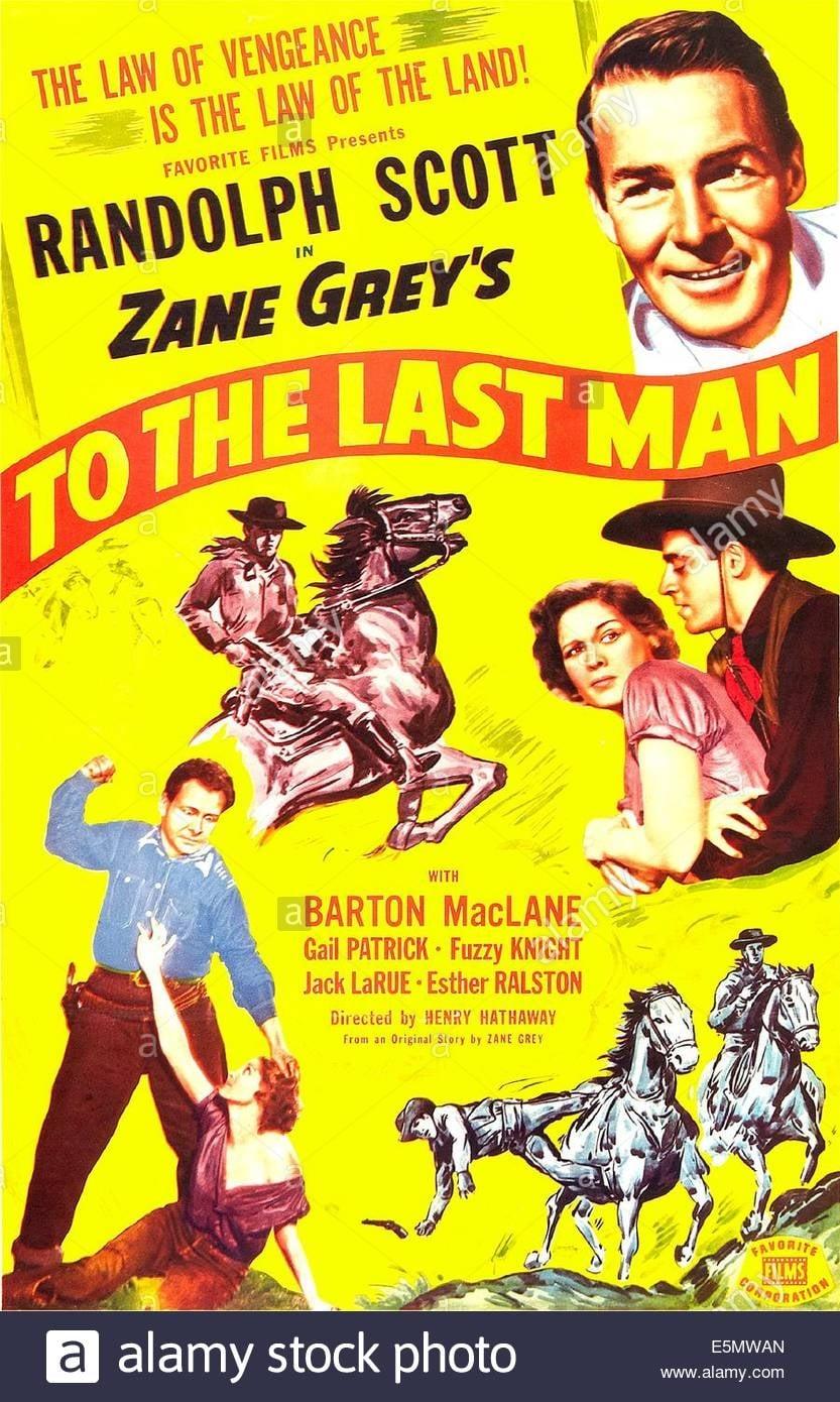 To the Last Man poster