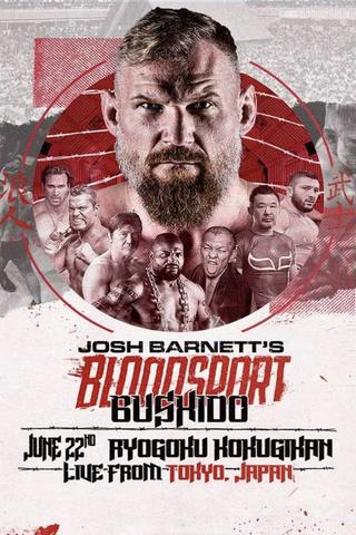 Josh Barnett's Bloodsport Bushido poster