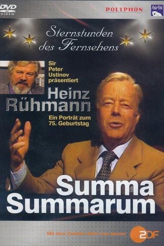 Summa Summarum - Sondersendung zu Heinz Rühmanns 75. Geburtstag poster