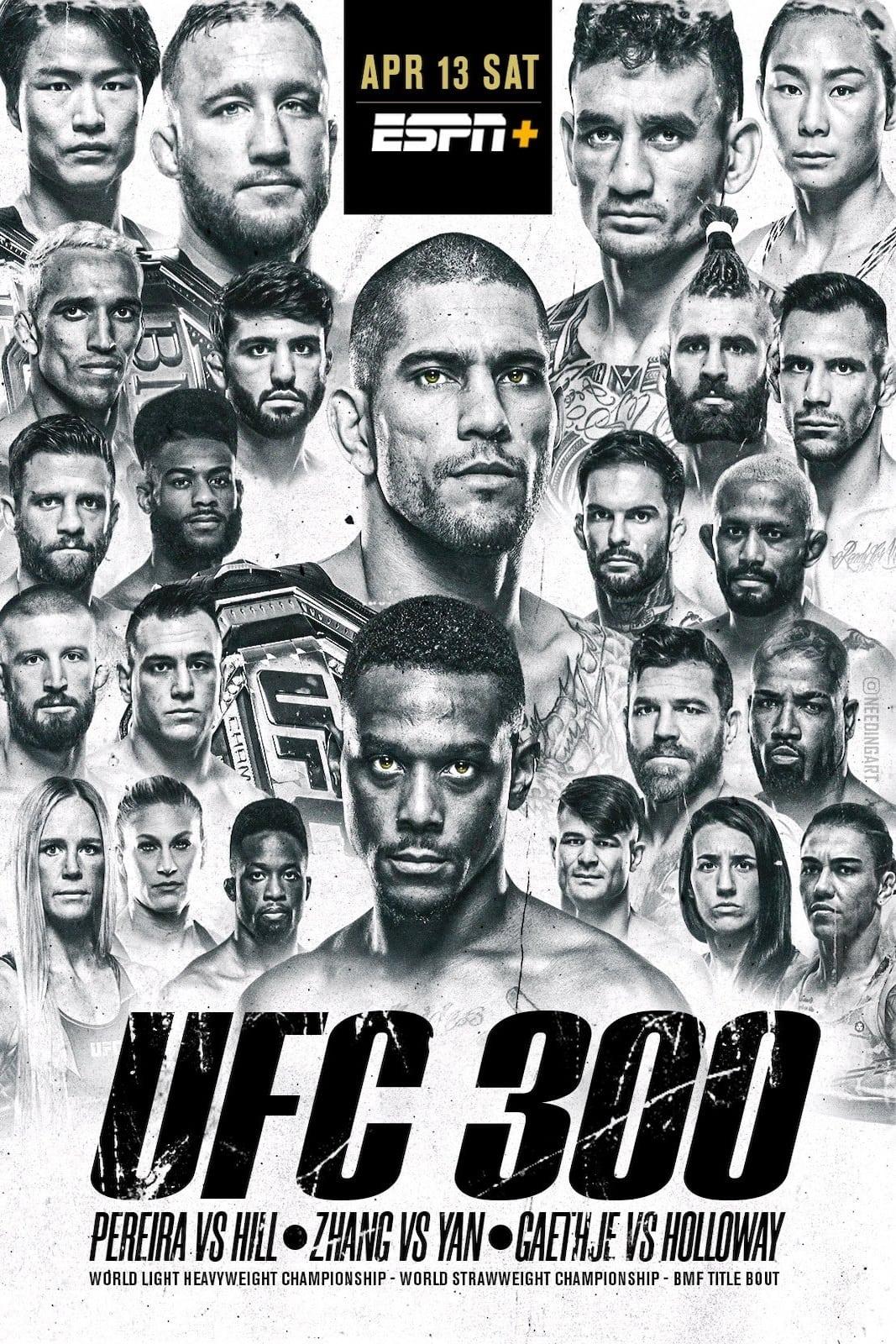 UFC 300: Pereira vs. Hill poster