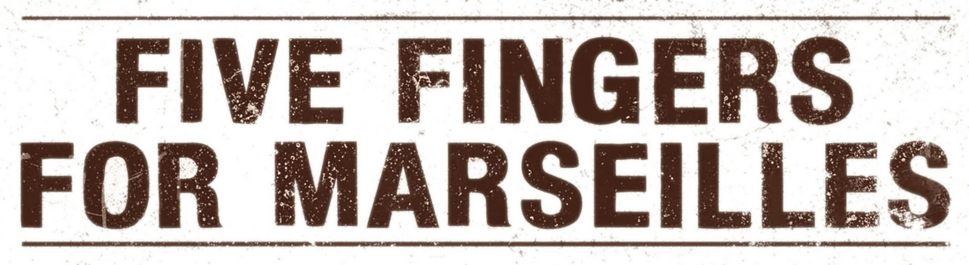 Five Fingers for Marseilles logo