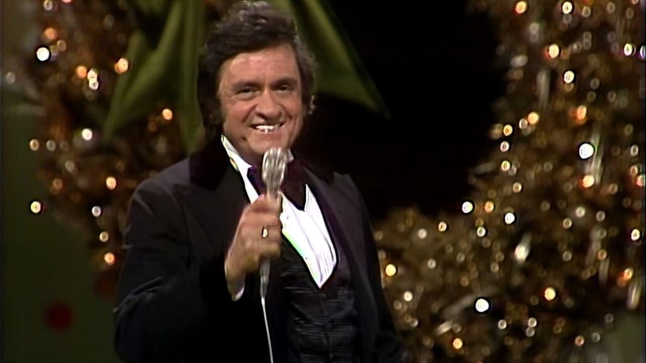 The Johnny Cash Christmas Special 1977 backdrop