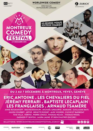 Montreux Comedy Festival 2015 - Eric Antoine Montreux tout poster