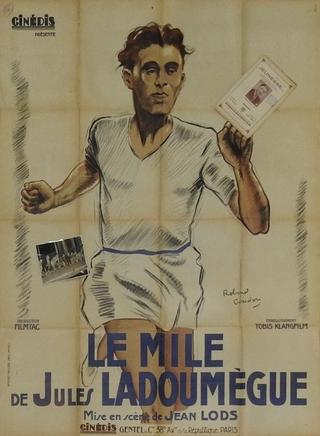 Jules Ladoumègue's mile poster
