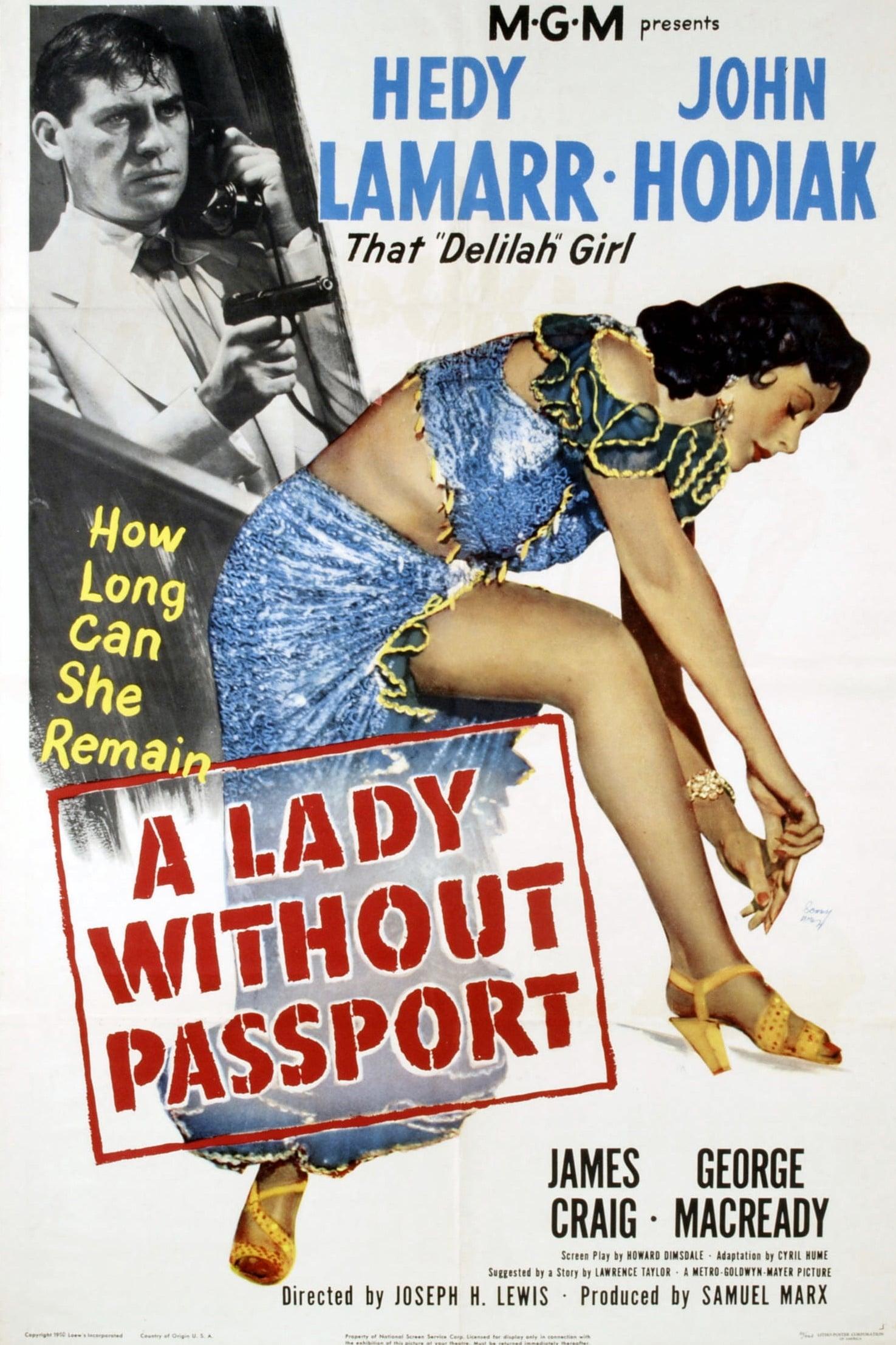 A Lady Without Passport poster