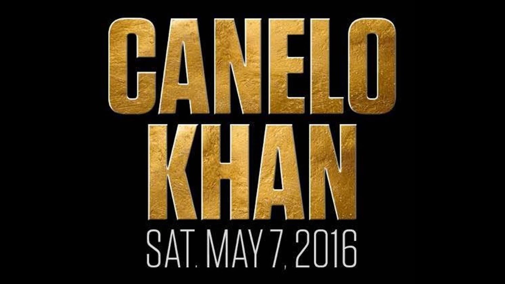 Canelo Alvarez vs. Amir Khan backdrop