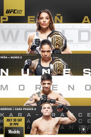 UFC 277: Peña vs. Nunes 2 poster