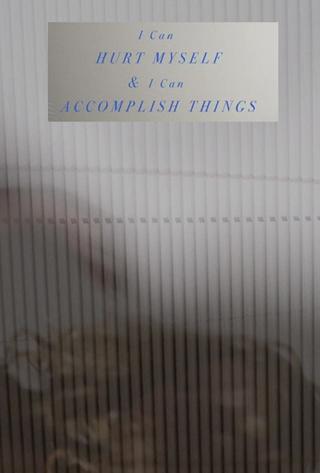 I Can Hurt Myself & I Can Accomplish Things poster