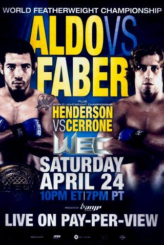 WEC 48: Aldo vs. Faber poster
