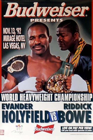 Evander Holyfield vs Riddick Bowe I poster