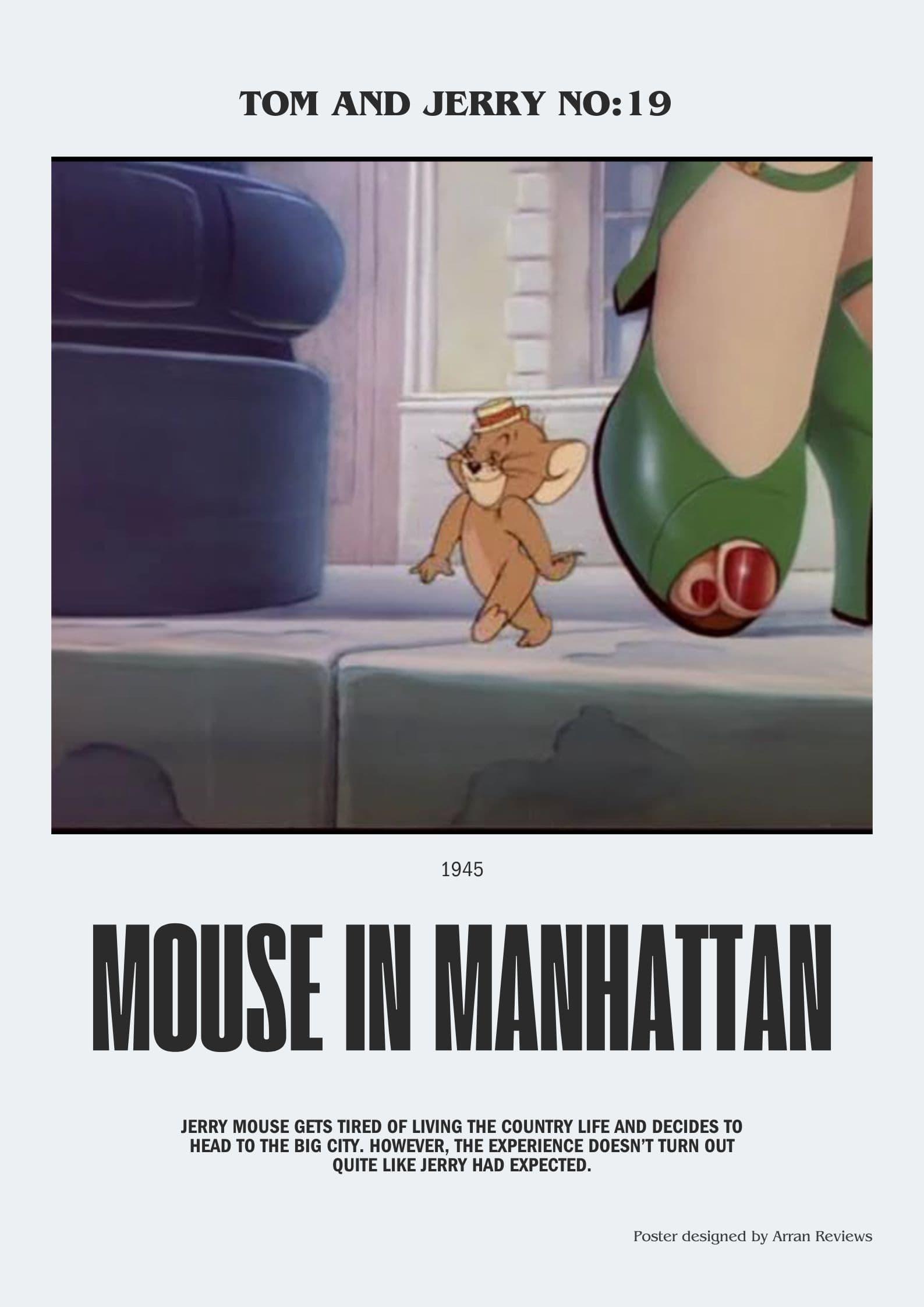 Mouse in Manhattan poster