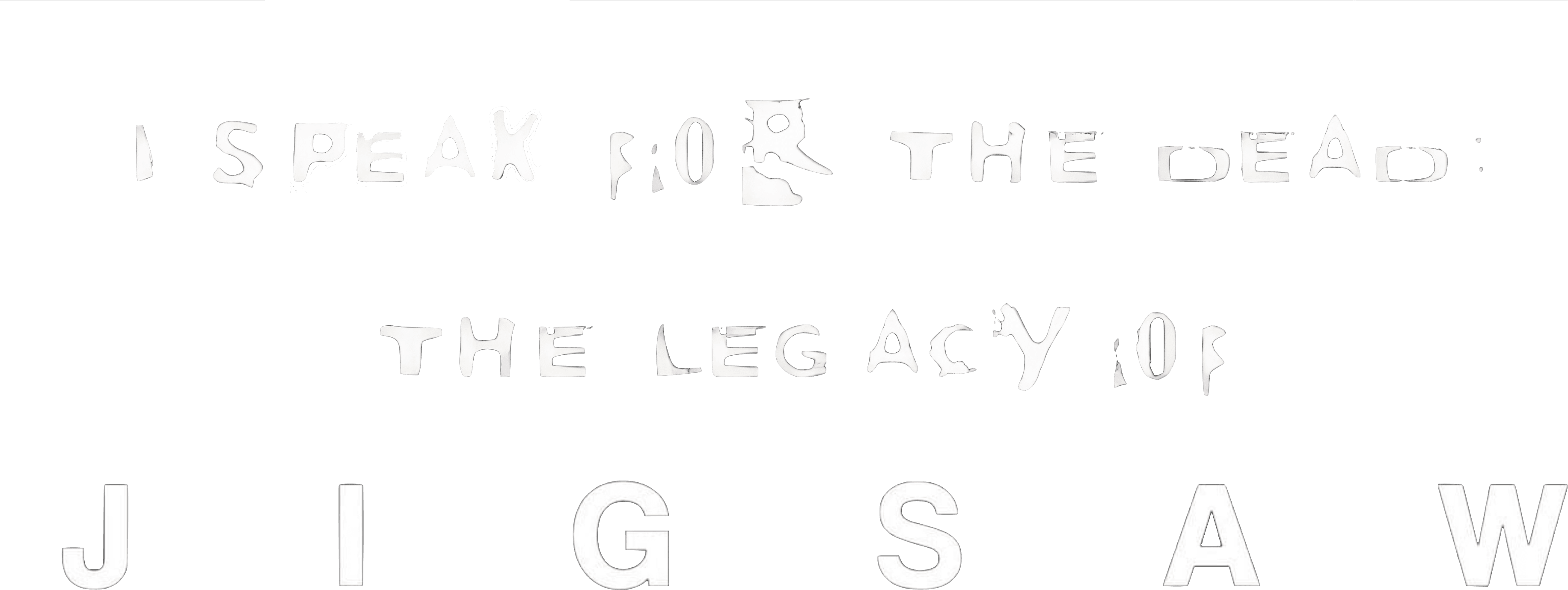 I Speak for the Dead: The Legacy of Jigsaw logo