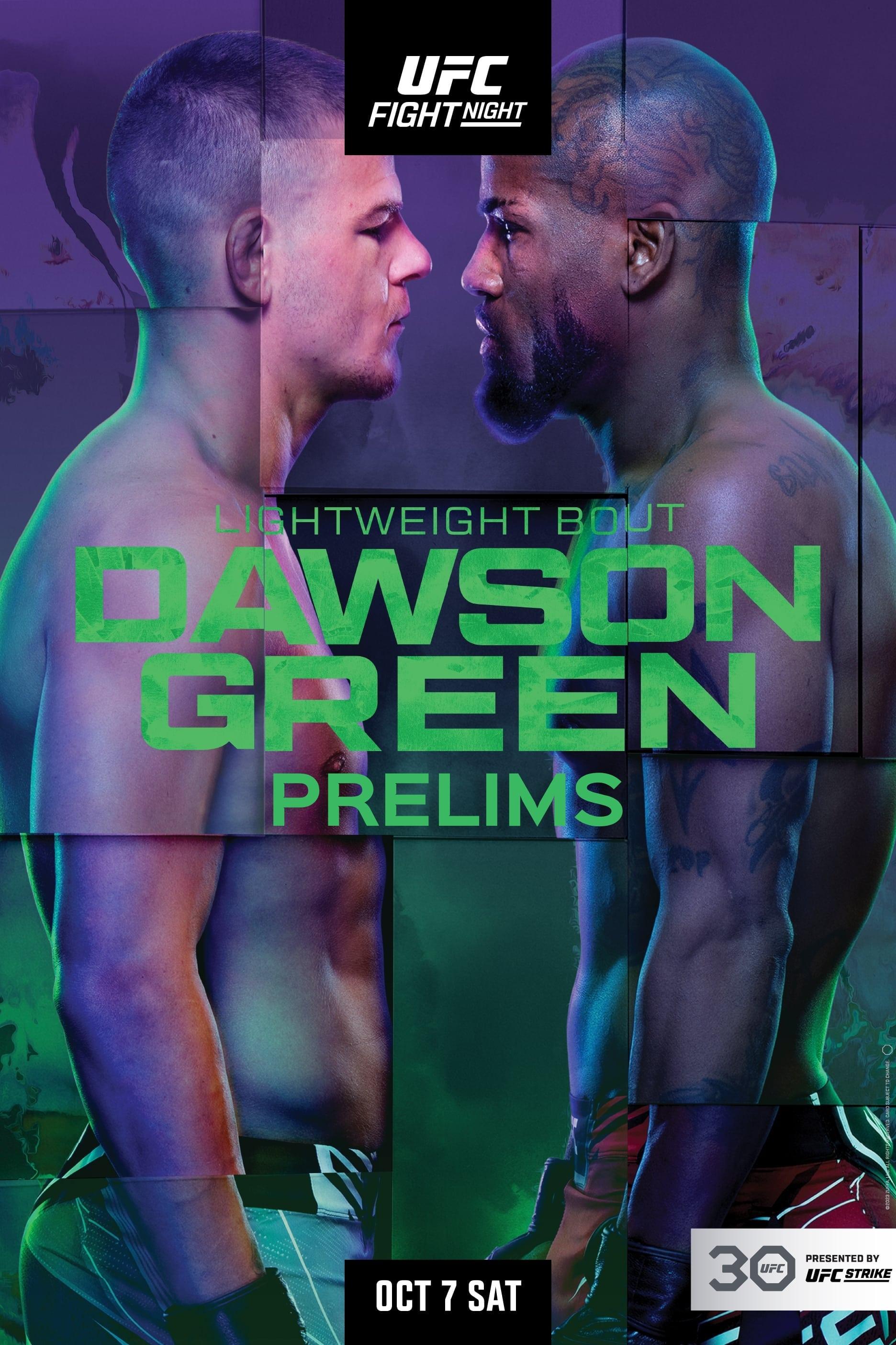 UFC Fight Night 229: Dawson vs. Green poster