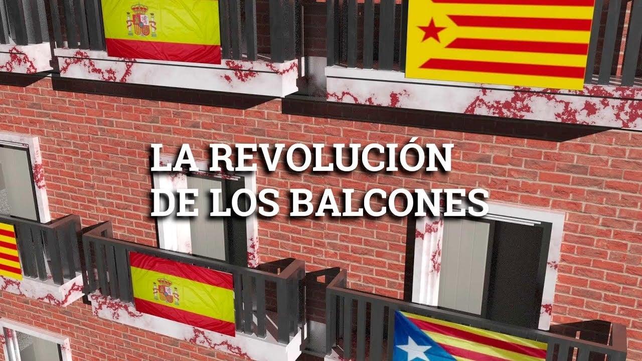 La revolución de los balcones backdrop