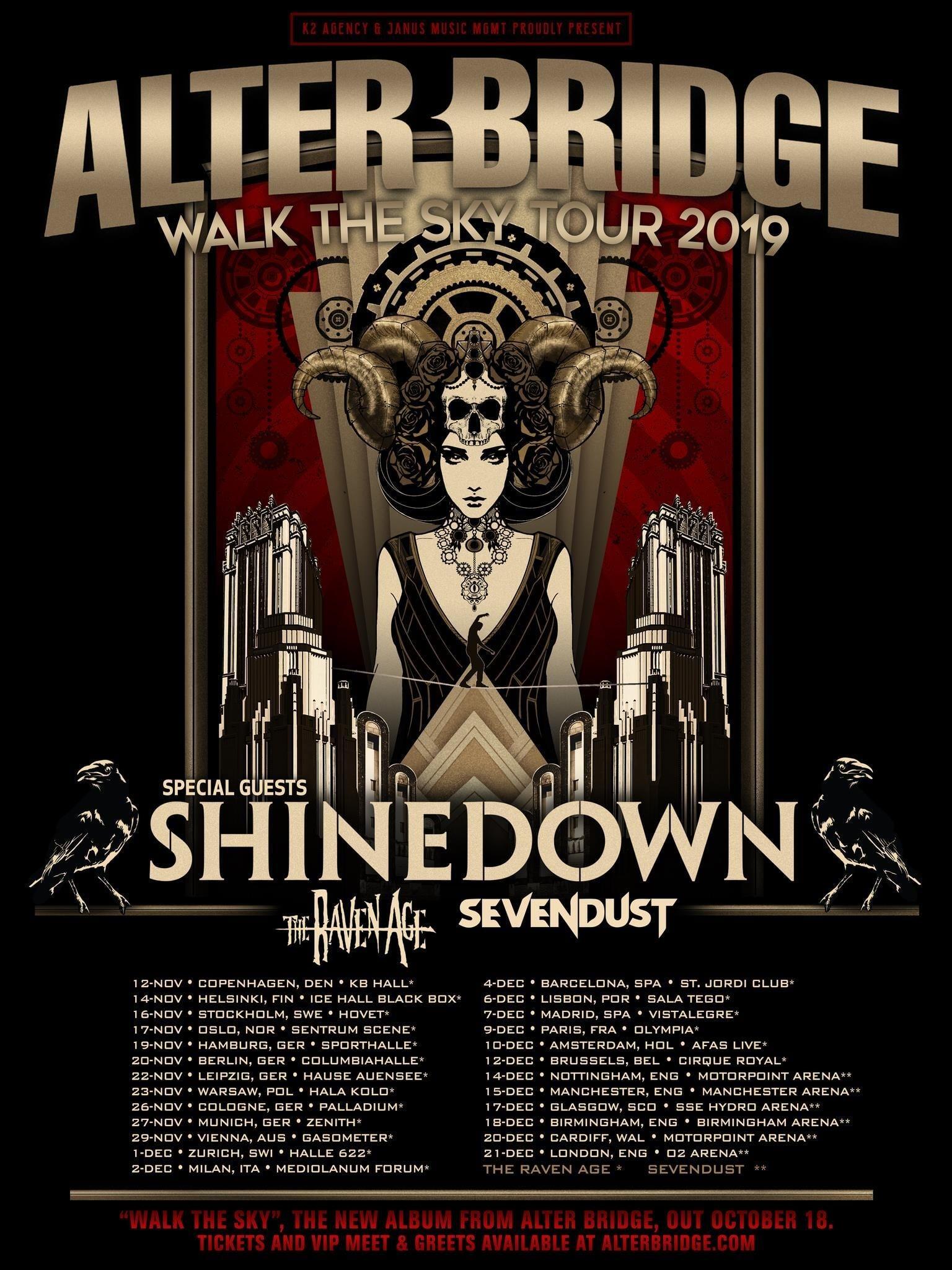 Shinedown: Live in London 2019 poster