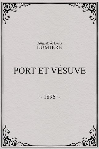 Port et Vésuve poster