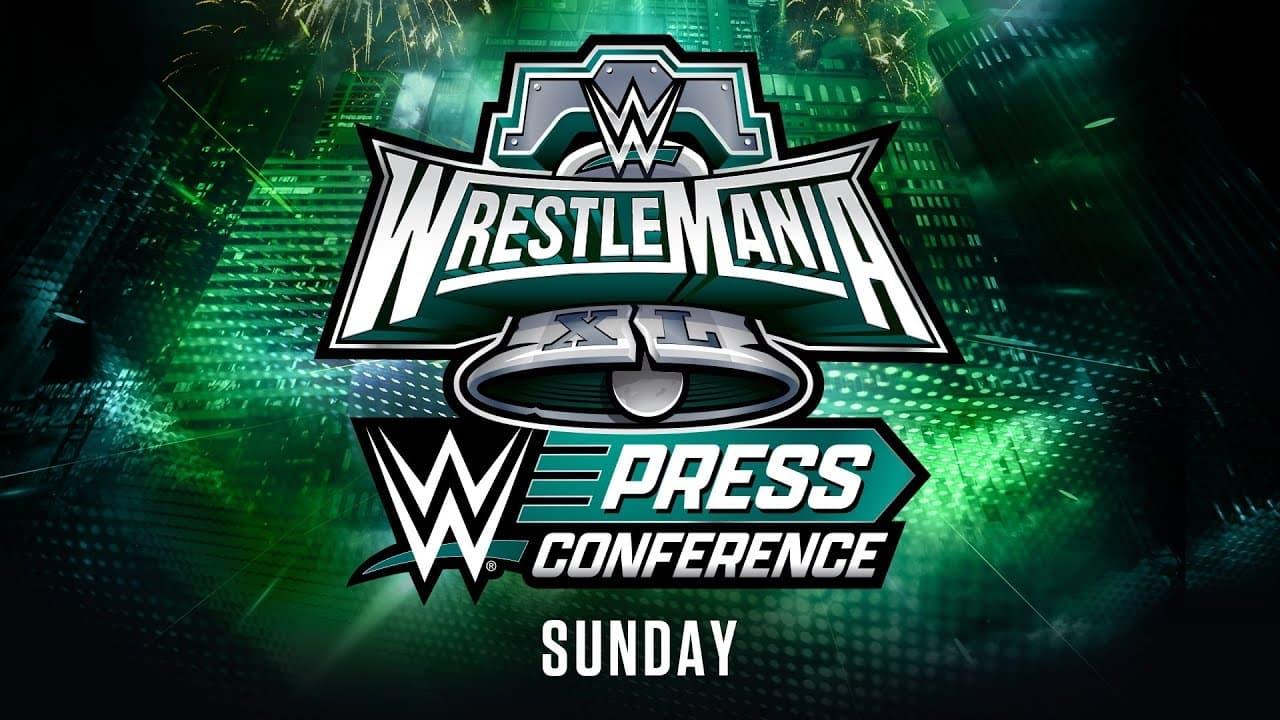 WrestleMania XL Sunday Post-Show Press Conference backdrop