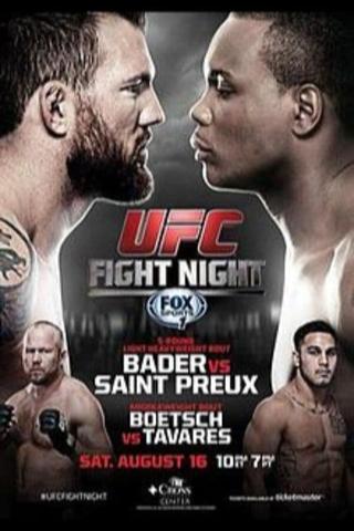 UFC Fight Night 47: Bader vs. St. Preux poster
