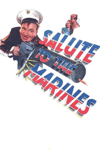 Salute to the Marines poster