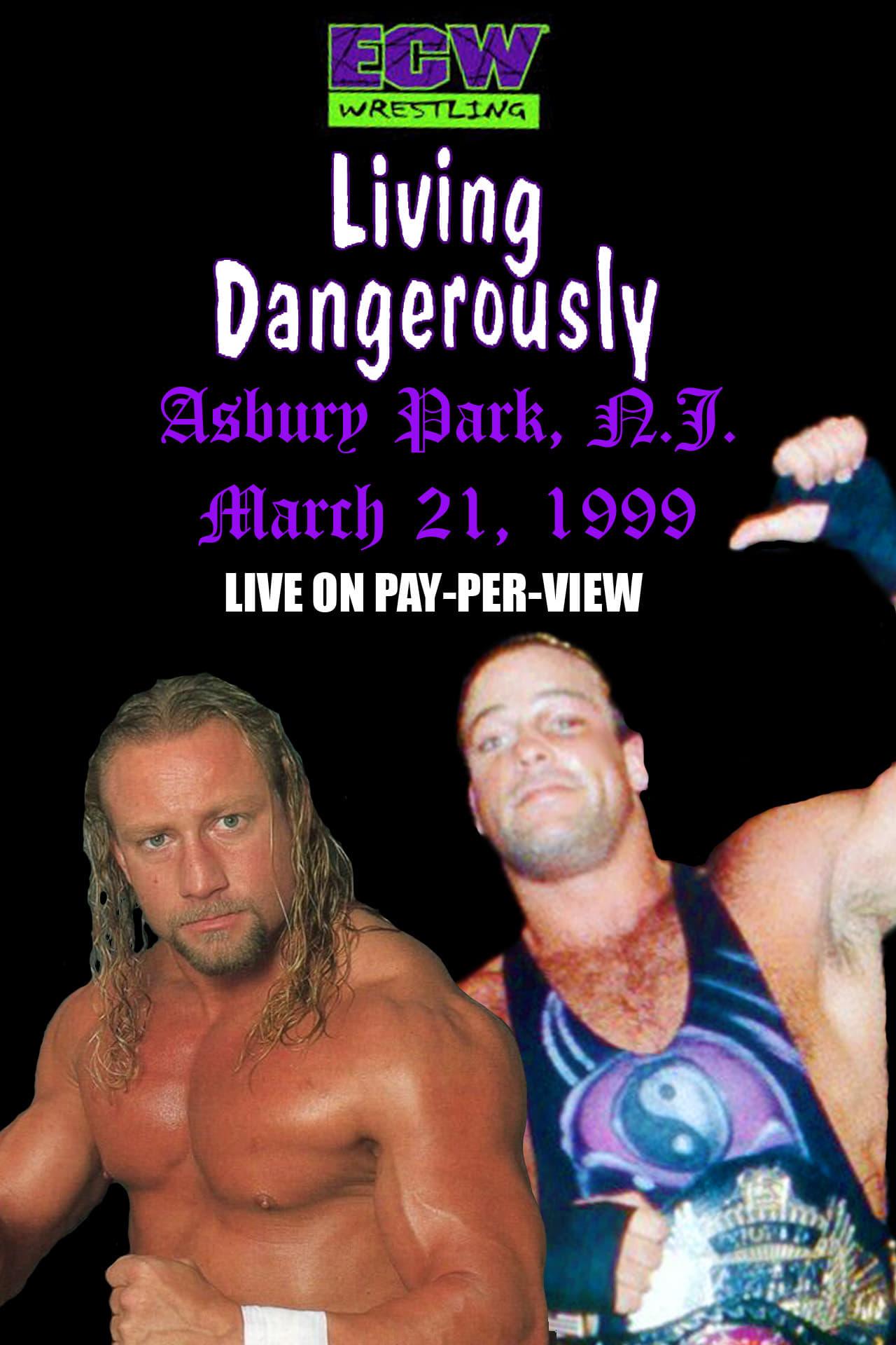 ECW Living Dangerously 1999 poster