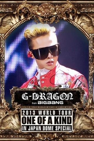 G-DRAGON 2013 World Tour -One Of A Kind- In Japan Dome Special poster