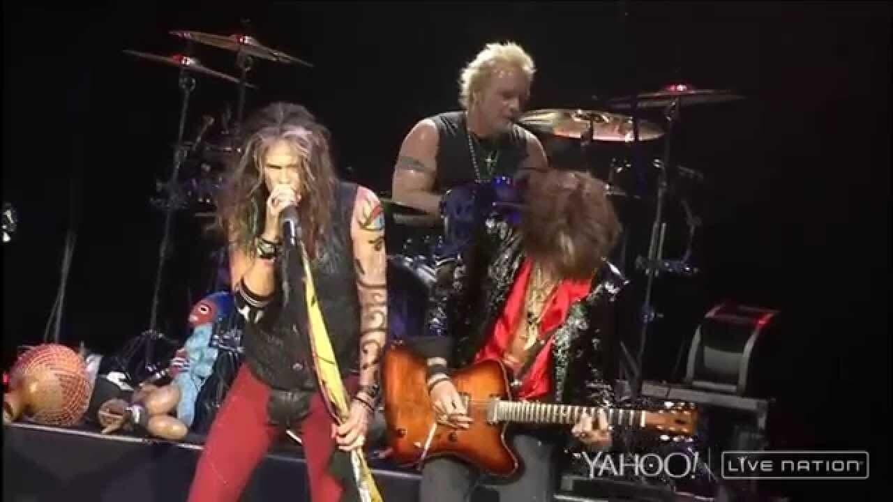 Aerosmith Live In Detroit Proshot backdrop