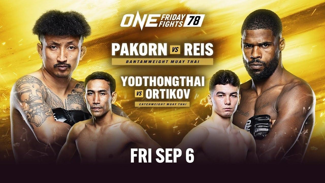 ONE Friday Fights 78: Pakorn vs. Reis backdrop