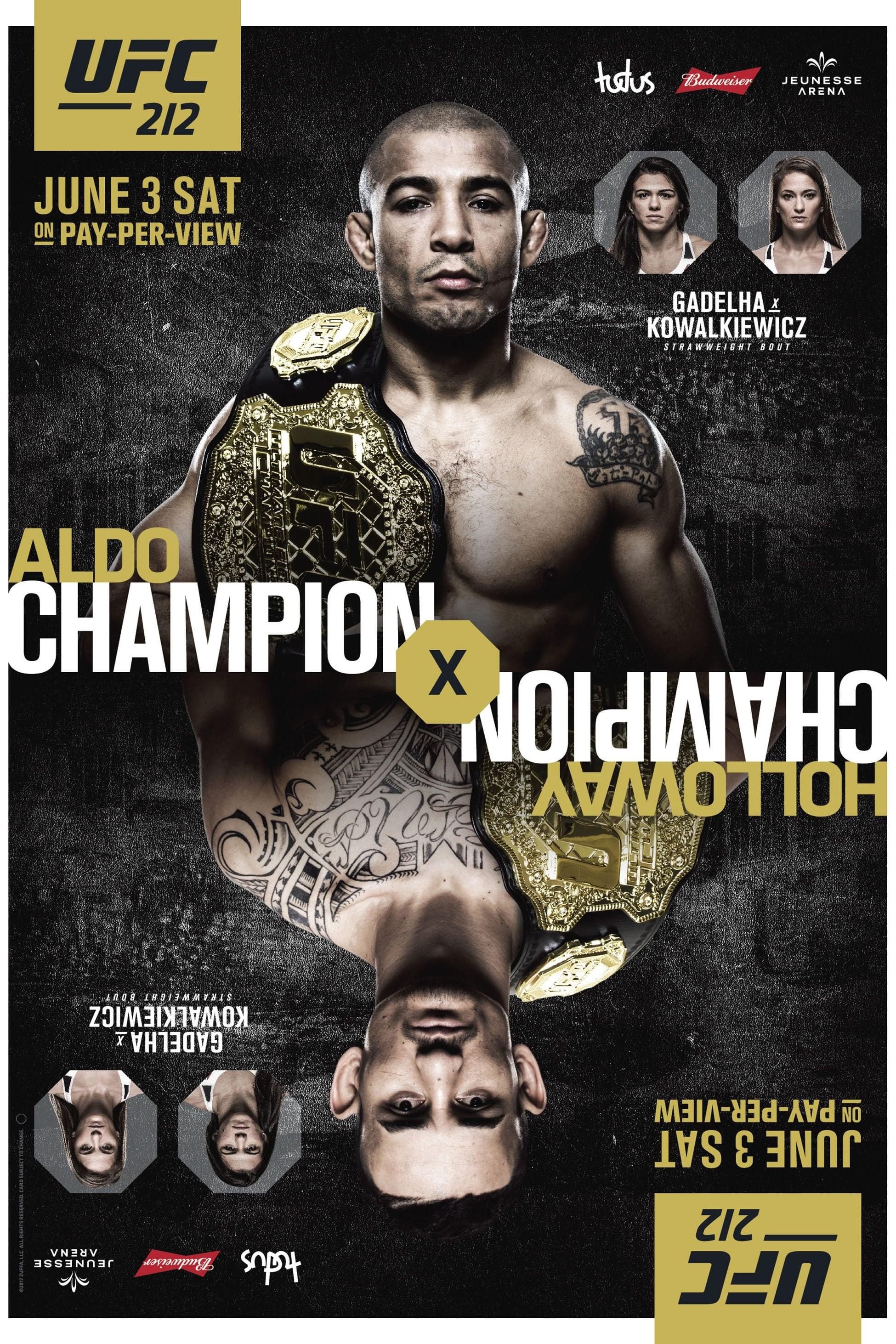 UFC 212: Aldo vs. Holloway poster
