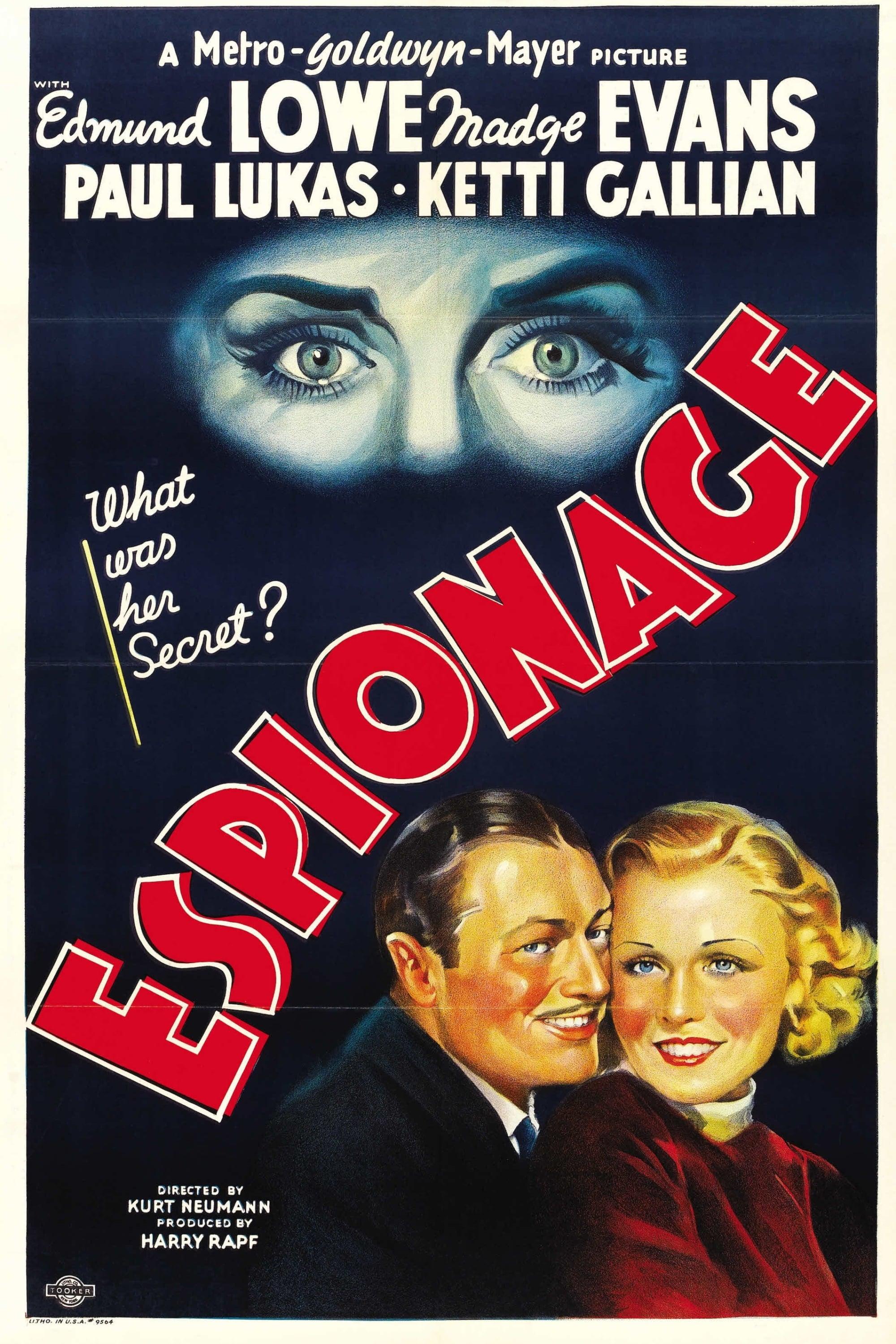 Espionage poster