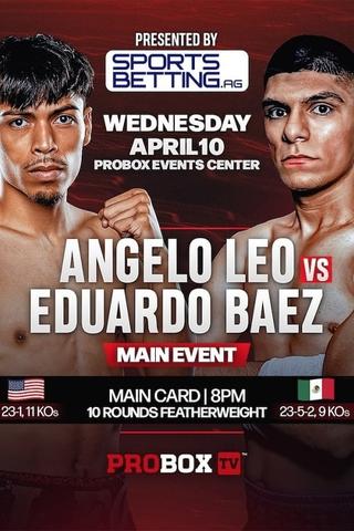 Angelo Leo vs. Eduardo Baez poster