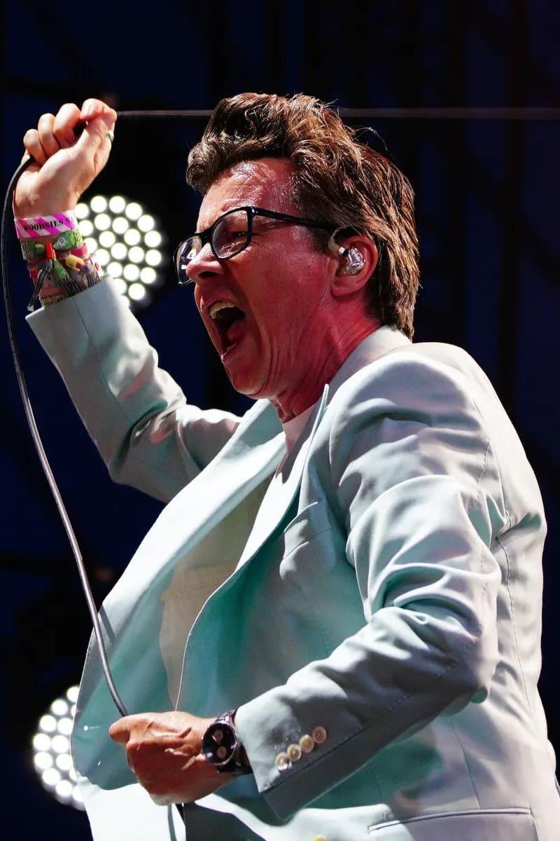Rick Astley & Blossoms perform The Smiths: Glastonbury 2023 poster