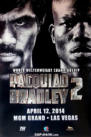 Manny Pacquiao vs. Timothy Bradley II poster