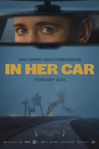 In her car poster